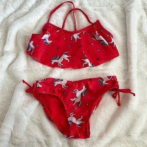Cat and Jack unicorn bikini
